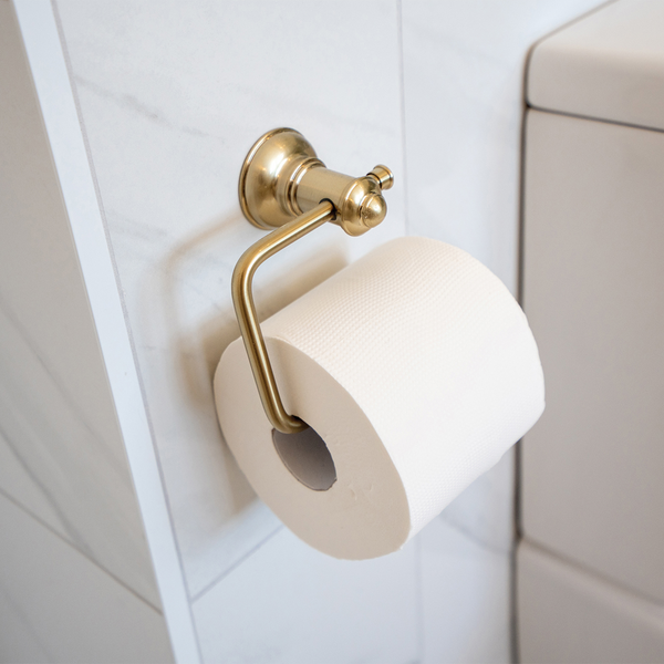 Phoenix Cromford Toilet Roll Holder Brushed Gold