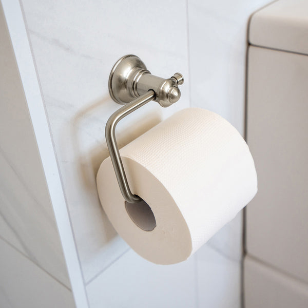 Phoenix Cromford Toilet Roll Holder Brushed Nickel