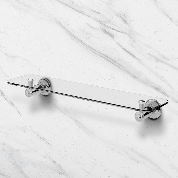 Phoenix Cromford Glass Shelf 450mm Chrome