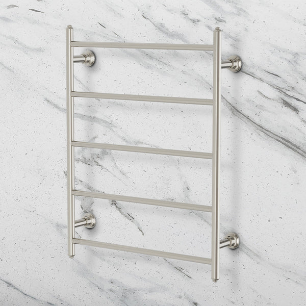 Phoenix Cromford Heated Towel Ladder 550x750mm Brushed Nickel
