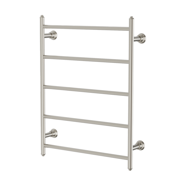 Phoenix Cromford Heated Towel Ladder 550x750mm Brushed Nickel