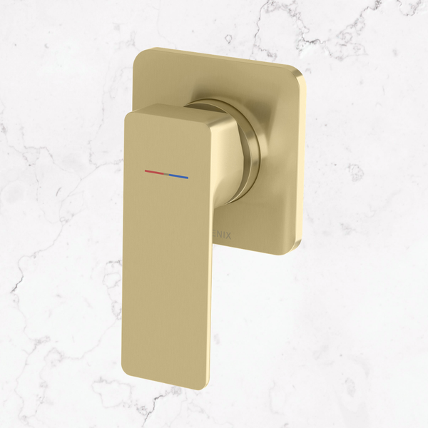 Phoenix Gloss MKII SwitchMix Shower/Wall Mixer (Complete Kit) Brushed Gold Lead Free