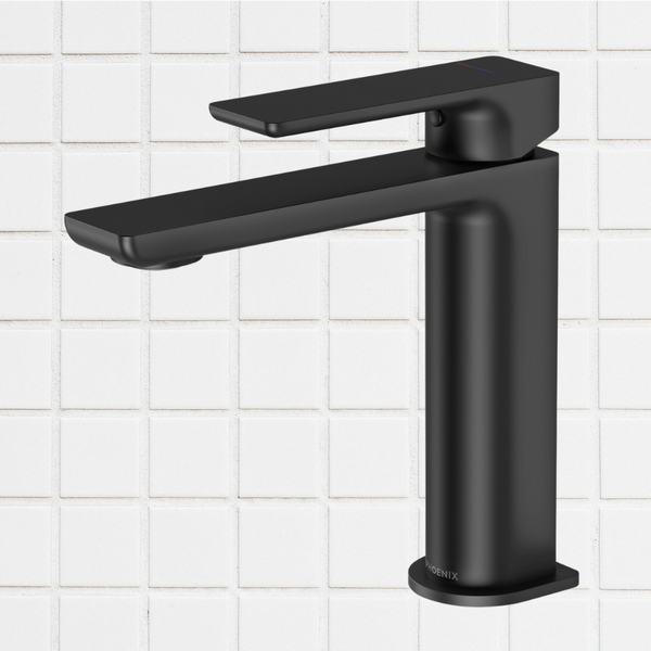 Phoenix Gloss MKII Basin Mixer Matte Black