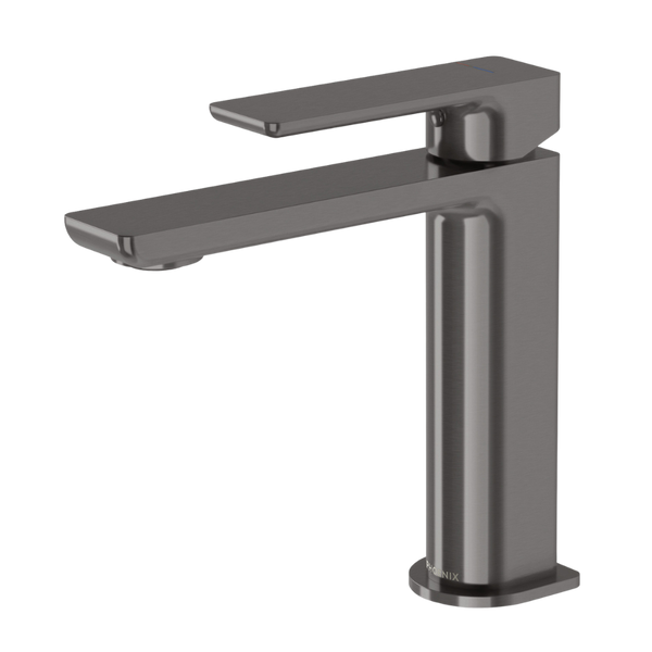 Phoenix Gloss MKII Basin Mixer Brushed Carbon