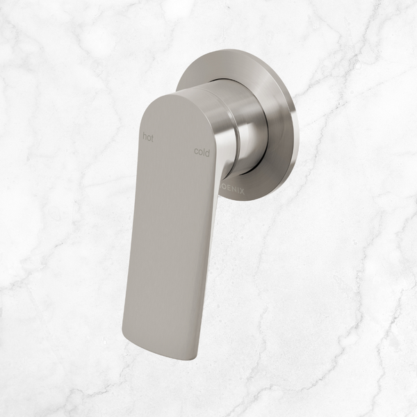 Phoenix Kusabi Shower / Wall Mixer (Complete Set) Brushed Nickel Lead Free
