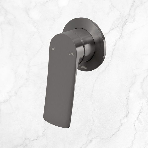 Phoenix Kusabi Shower / Wall Mixer (Trim Kit Only) Brushed Carbon Lead Free