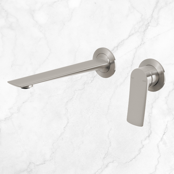 Phoenix Kusabi SwitchMix Wall Basin / Bath Mixer Set 200mm (Complete Kit) Brushed Nickel Lead Free