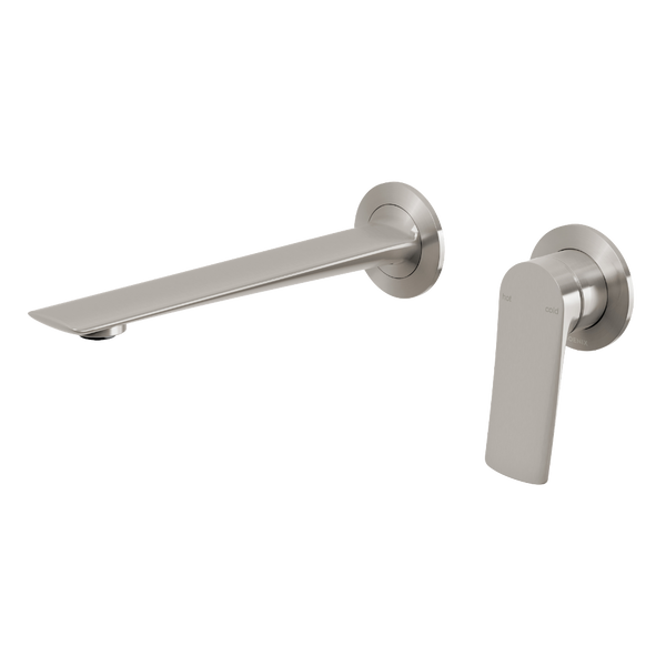 Phoenix Kusabi SwitchMix Wall Basin / Bath Mixer Set 200mm (Complete Kit) Brushed Nickel Lead Free