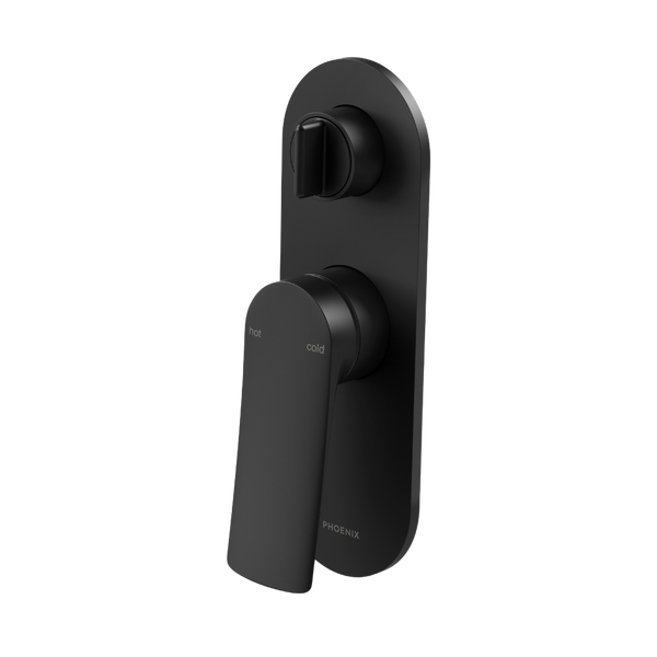 Phoenix Kusabi SwitchMix Shower / Bath Diverter Mixer (Complete Kit) Matte Black Lead Free