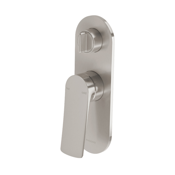 Phoenix Kusabi SwitchMix Shower / Bath Diverter Mixer (Complete Kit) Brushed Nickel Lead Free