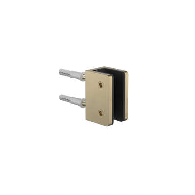 Caroma Shower Glass U Bracket Brushed Brass