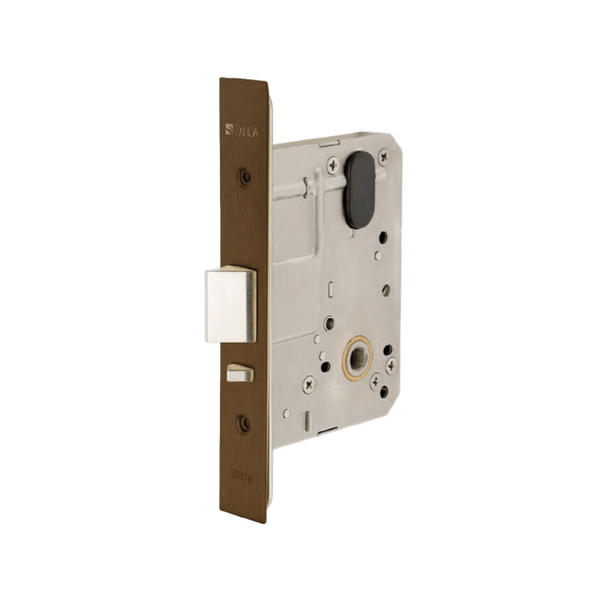 Zanda Commercial Mortice Lock Ember Bronze