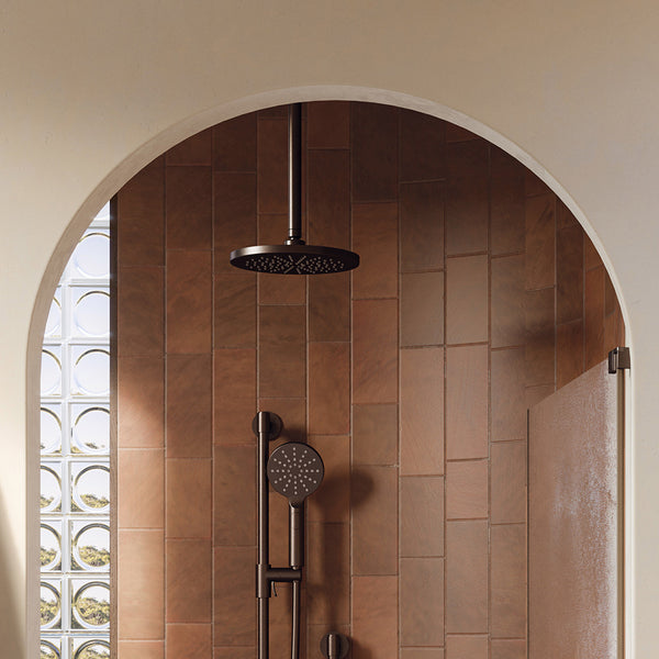 Phoenix Vivid MKII Shower Rose 250mm Brushed Bronze