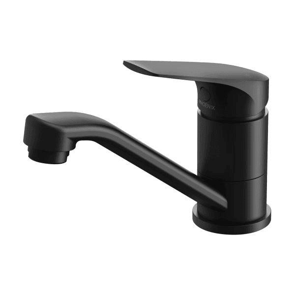 Phoenix Ivy MKII Swivel Basin Mixer Matte Black Lead Free