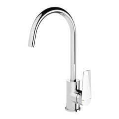 Phoenix Arlo Sink Mixer 200mm Gooseneck Lead Free Chrome