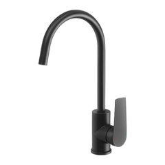 Phoenix Arlo Sink Mixer 200mm Gooseneck Lead Free Matte Black