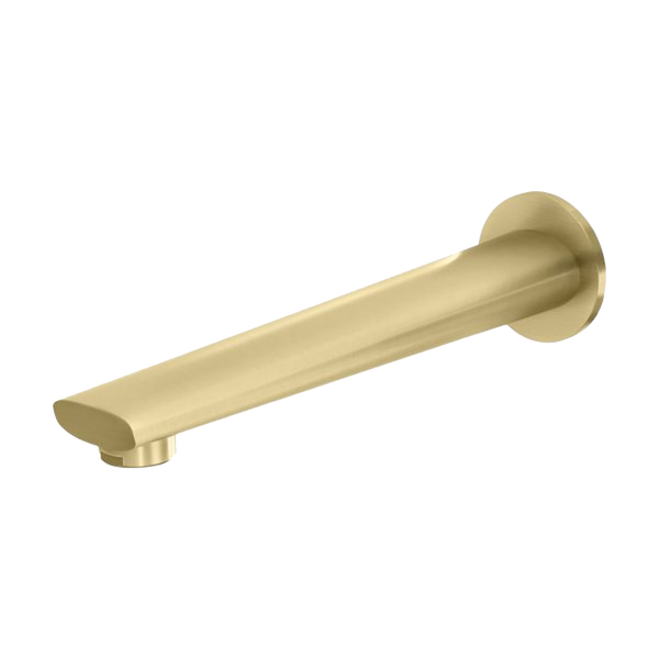 Phoenix Arlo Wall Bath Outlet 200mm Brushed Gold