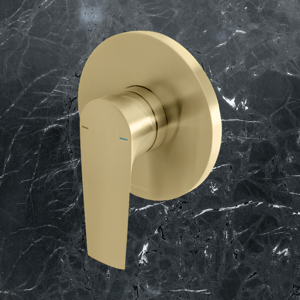 Phoenix Arlo Shower / Wall Mixer (Trim Kit Only) Brushed Gold