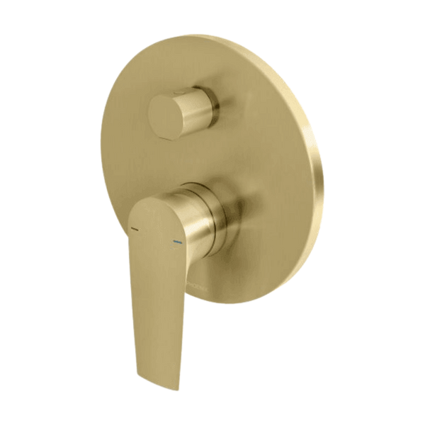 Phoenix Arlo Shower / Bath Diverter Mixer (Trim Kit Only) Brushed Gold
