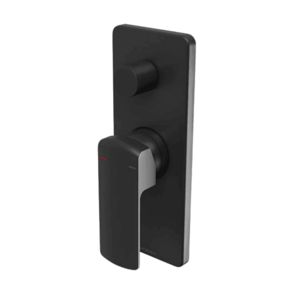 Phoenix Teva Shower / Bath Diverter Mixer (Trim Kit Only) Matte Black