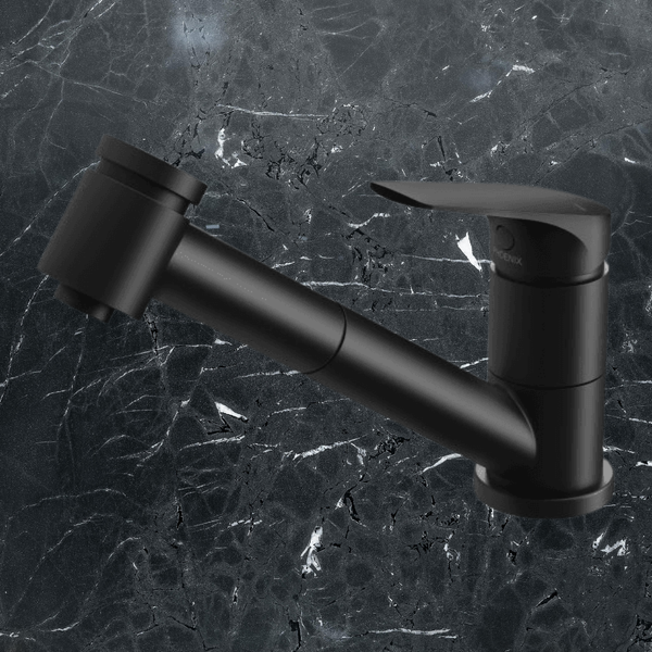 Phoenix Ivy MKII Pull Out Sink Mixer 6 Star Lead Free Matte Black