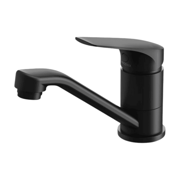 Phoenix Ivy MKII Swivel Basin Mixer Matte Black Lead Free
