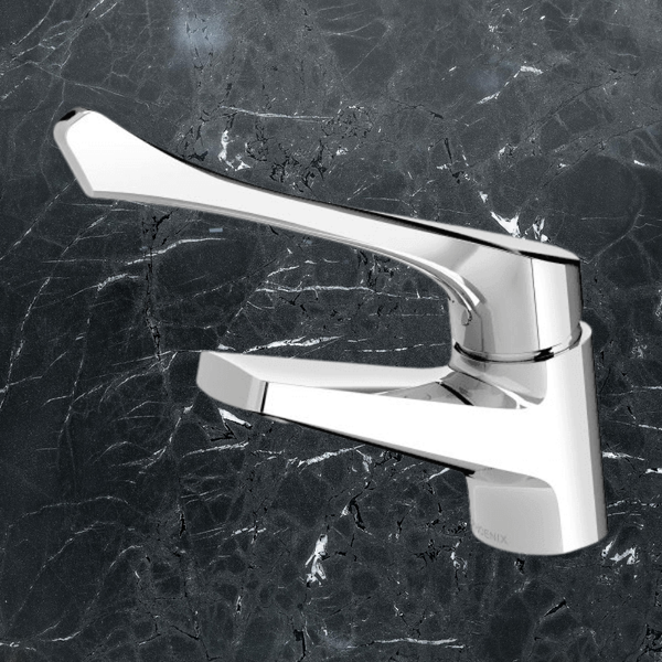 Phoenix Ivy MKII Extended Handle Fixed Basin Mixer Chrome