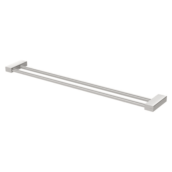 Phoenix Lexi MKII Double Towel Rail 800mm Brushed Nickel