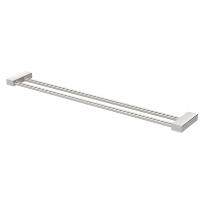 Phoenix Lexi MKII Double Towel Rail 800mm Brushed Nickel