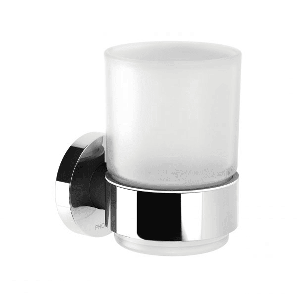 Radii Tumbler & Holder Round Chrome