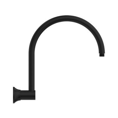 York Shower Arm Matte Black