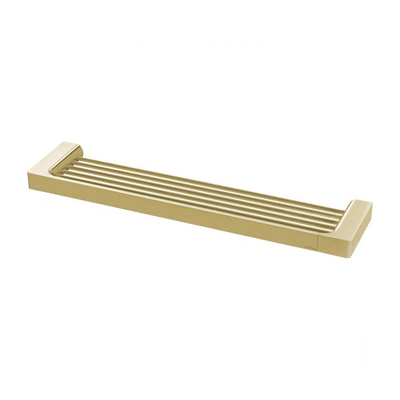 Phoenix Gloss Shower Shelf Brushed Gold