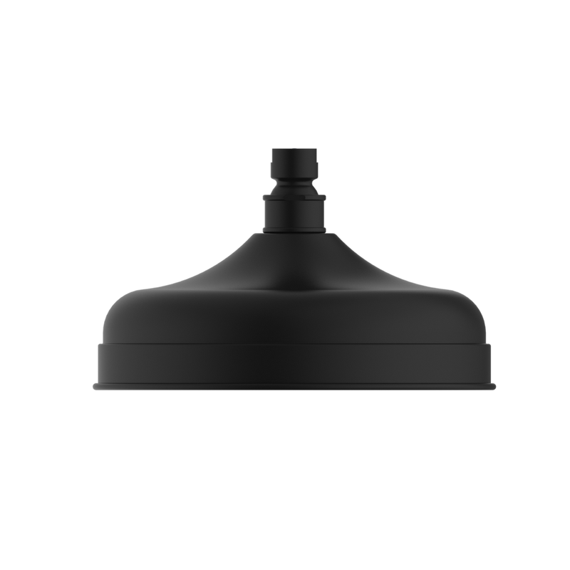 York Shower Head 200mm Matte Black