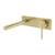 Phoenix Vivid Slimline Oval Wall Basin Mixer Set 175mm Brushed Gold