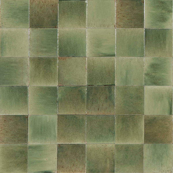Tiles Vetra Giada Green Gloss 100 x 100mm