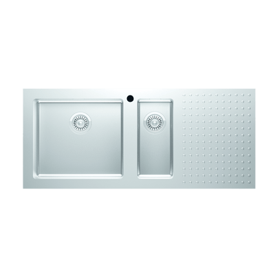 Barazza Select 120 One And One Third Bowl With Drainer Left Hand Bowl Stainless Steel