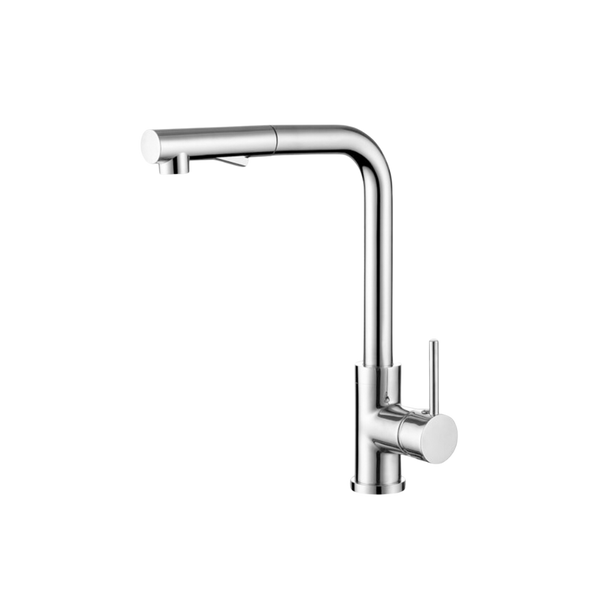 Nero Square Pull Out Sink Mixer With Veggie Spray Function Chrome