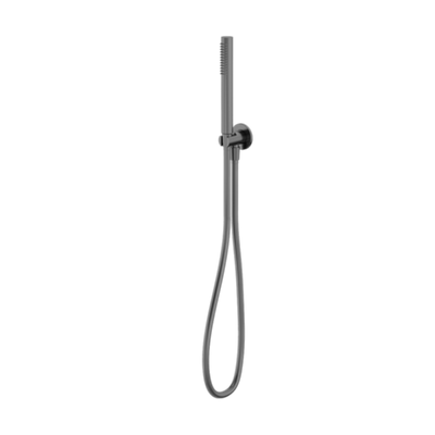 Round Shower Bracket Brushed Gunmetal