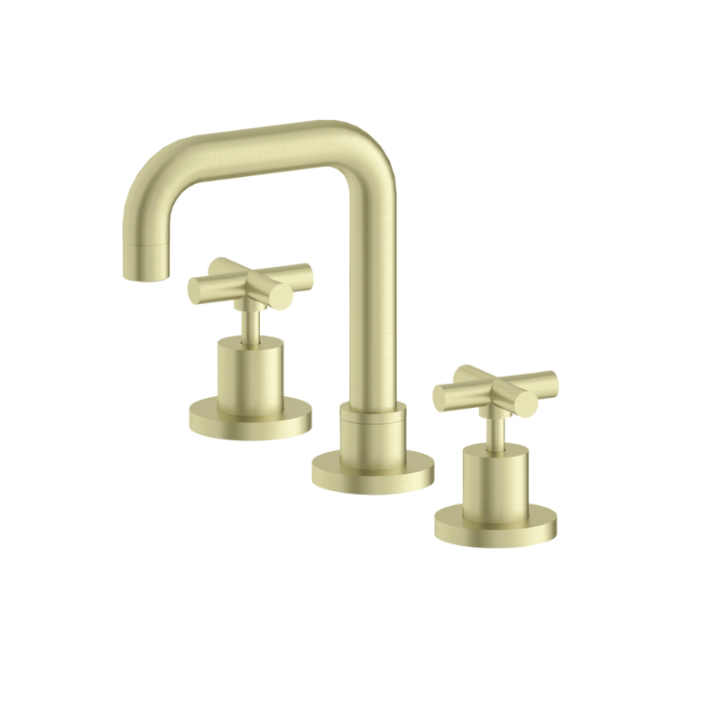 X Plus Basin Set Brushed Gold