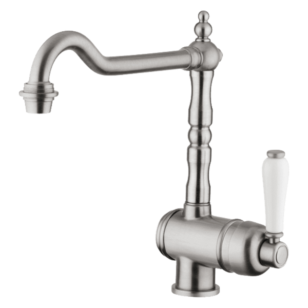 Armando Vicario Provincial Single Lever Kitchen Mixer Brushed Nickel Lead Free