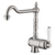 Armando Vicario Provincial Single Lever Kitchen Mixer Brushed Nickel