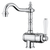 Armando Vicario Provincial Single Lever Basin Mixer Brushed Nickel