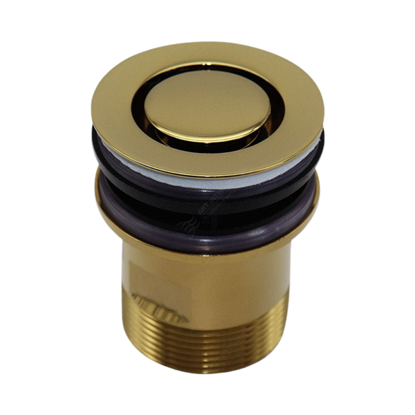 Art Australia Brushed Gold 40mm Basin Pop Down Waste