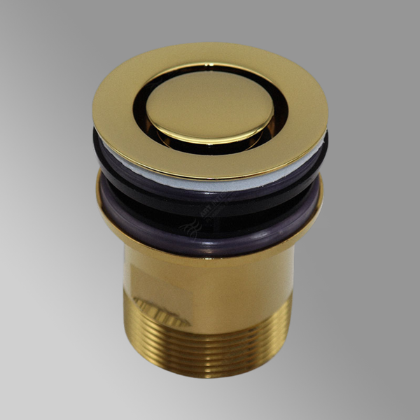 Art Australia Brushed Gold 40mm Basin Pop Down Waste