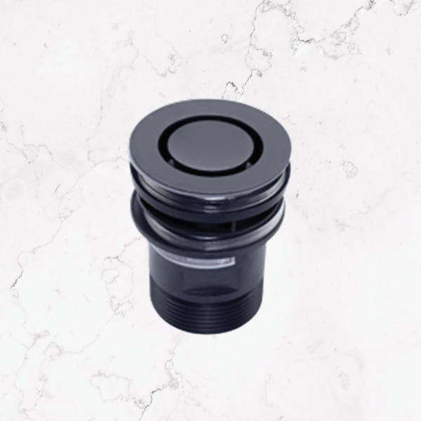 Art Australia 40mm Bath Pop Down with Overflow Waste Gunmetal Grey