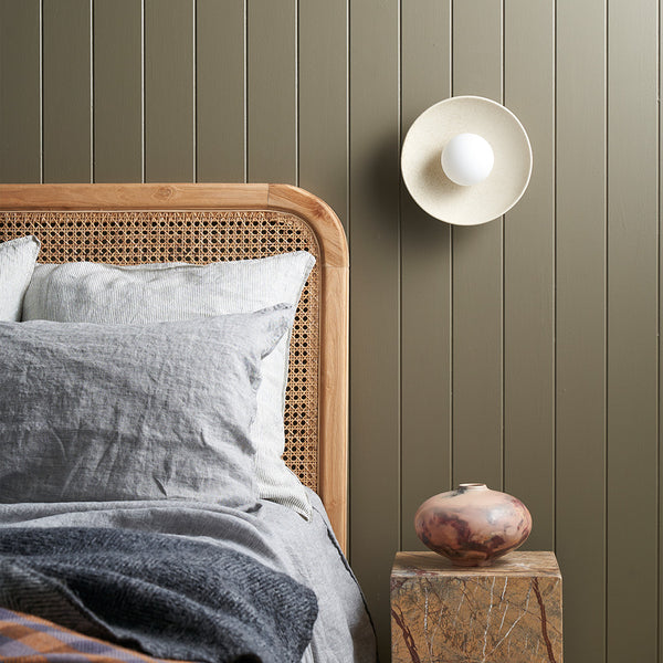 Robert Gordon Dish Wall Sconce Poppyseed