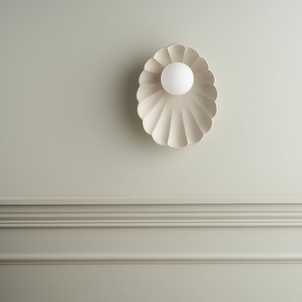 Robert Gordon Oyster Wall Sconce Stone