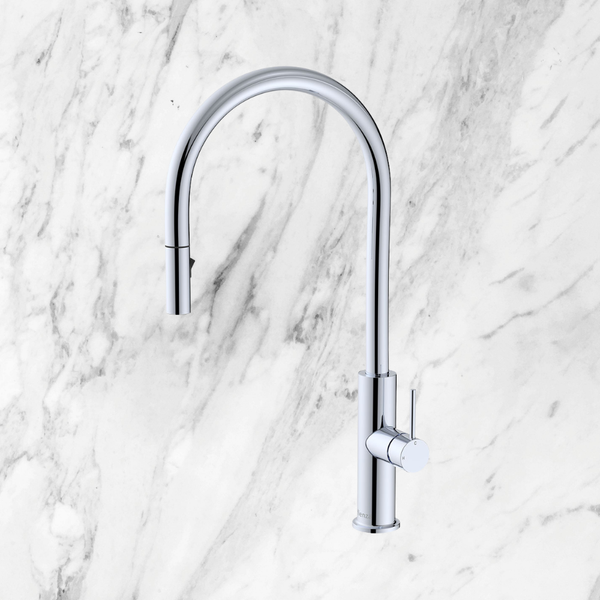 Fienza Kaya Pull Out Sink Mixer Chrome Lead Free