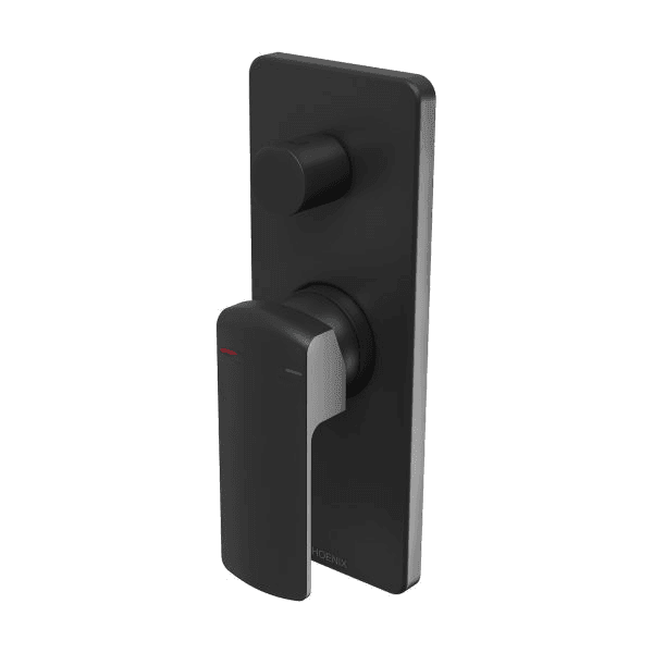 Phoenix Teva Shower / Bath Diverter Mixer (Trim Kit Only) Matte Black
