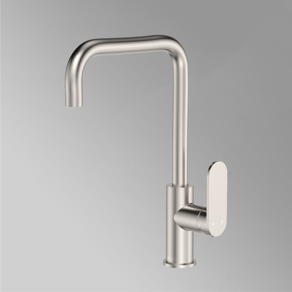 Fienza Empire Slim Sink Mixer Brushed Nickel